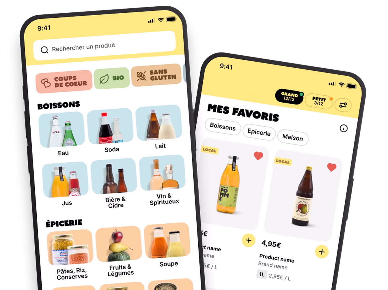 Aperçu de l'application Le Fourgon sur mobile