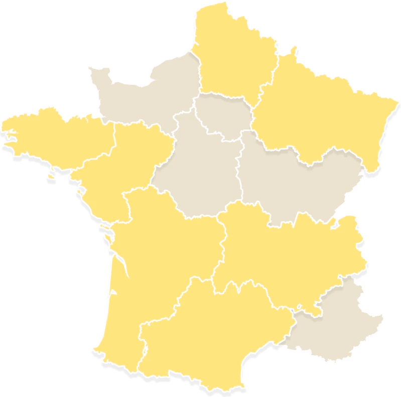 Carte des zones de livraison Le Fourgon